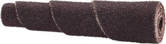 Merit Abrasives - 1-1/2" Long x 3/8" Diam, Aluminum Oxide, Full Taper Cartridge Roll - 120 Grit, 1/8" Pilot Hole Diam, Fine Grade - Americas Industrial Supply