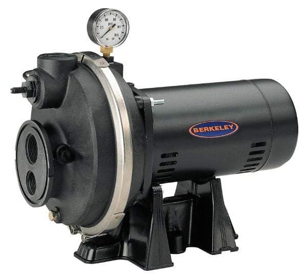 Berkeley - Jet Pumps Horsepower: 1 Shut Off Feet: 46 (Feet) - Americas Industrial Supply