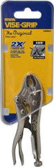 Irwin - 4" OAL Curved Jaw Locking Pliers - 15/16" Jaw Opening - Americas Industrial Supply