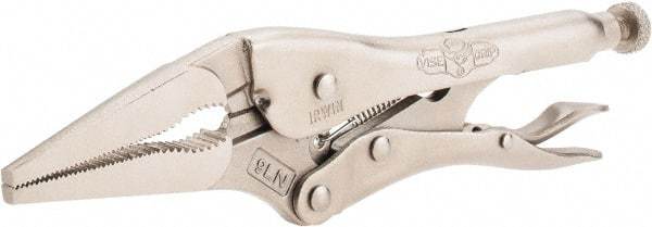 Irwin - 9" OAL Standard Jaw Locking Pliers - 2-7/8" Jaw Opening, Standard Handle - Americas Industrial Supply