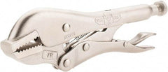 Irwin - 7" OAL Straight Jaw Locking Pliers - 1-1/8" Jaw Opening, Standard Handle - Americas Industrial Supply