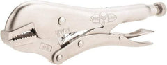 Irwin - 10" OAL Straight Jaw Locking Pliers - 1-5/8" Jaw Opening, Standard Handle - Americas Industrial Supply