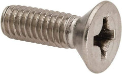 Value Collection - 5/16-18 UNC, 1" OAL Phillips Drive Machine Screw - Flat Head, Grade 316 Stainless Steel, Uncoated, Without Washer - Americas Industrial Supply