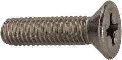 Value Collection - 3/8-16 UNC, 1-1/2" OAL Phillips Drive Machine Screw - Flat Head, Grade 316 Stainless Steel, Uncoated, Without Washer - Americas Industrial Supply