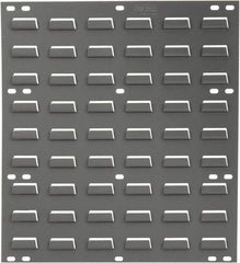 Quantum Storage - 18" Wide x 19" High, Gray Louvered Bin Panel - Use with Quantum Storage Systems - ALL QUS Bins - Americas Industrial Supply