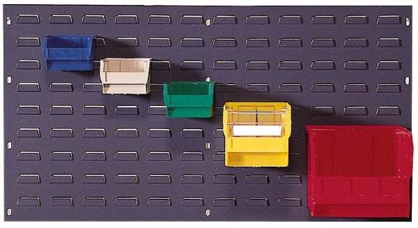 Quantum Storage - 540 Lb Capacity, 36" Wide x 19" High, Steel Pick Rack - 18 Red Polyethylene/Polypropylene Bins, 5-1/2" Bin Width x 5" Bin Height x 10-7/8" Bin Depth - Americas Industrial Supply