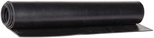 Made in USA - 36" Wide, 1/16" Thick, Buna-N Rubber Foam Sheet - 45 to 55 Durometer, Black, -40 to 212°F, 1,500 psi Tensile Strength, Cut-to-Length - Americas Industrial Supply