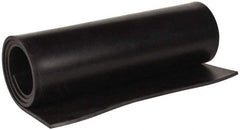 Made in USA - 36" Wide, 3/16" Thick, Buna-N Rubber Foam Sheet - 45 to 55 Durometer, Black, -40 to 212°F, 1,500 psi Tensile Strength, Cut-to-Length - Americas Industrial Supply