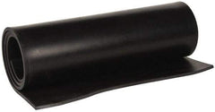 Made in USA - 36" Wide, 1/4" Thick, Buna-N Rubber Foam Sheet - 45 to 55 Durometer, Black, -40 to 212°F, 1,500 psi Tensile Strength, Cut-to-Length - Americas Industrial Supply