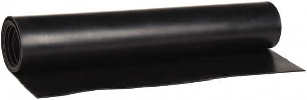 Made in USA - 36" Wide, 1/16" Thick, Buna-N Rubber Foam Sheet - 65 to 75 Durometer, Black, -40 to 212°F, 1,500 psi Tensile Strength, Cut-to-Length - Americas Industrial Supply