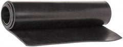Made in USA - 36" Wide, 1/4" Thick, Buna-N Rubber Foam Sheet - 65 to 75 Durometer, Black, -40 to 212°F, 1,500 psi Tensile Strength, Cut-to-Length - Americas Industrial Supply