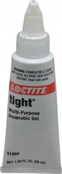 Loctite - 50 mL Tube, Blue, Liquid Medium Strength Threadlocker - Series 8060, 24 hr Full Cure Time, Hand Tool, Heat Removal - Americas Industrial Supply