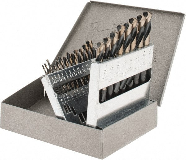 Triumph Twist Drill - 1/16 to 3/8", 135° Point, High Speed Steel Maintenance Length Drill Bit Set - Americas Industrial Supply
