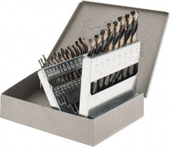 Triumph Twist Drill - 1/16 to 3/8", 135° Point, High Speed Steel Maintenance Length Drill Bit Set - Americas Industrial Supply