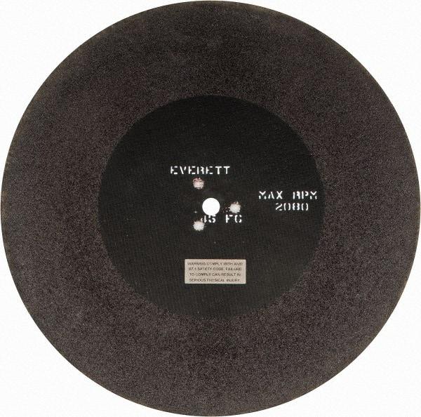 Everett - 26" Aluminum Oxide Cutoff Wheel - 7/32" Thick, 1" Arbor, Use with Gas Powered Saws - Americas Industrial Supply