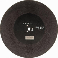 Everett - 26" Aluminum Oxide Cutoff Wheel - 7/32" Thick, 1" Arbor, Use with Gas Powered Saws - Americas Industrial Supply