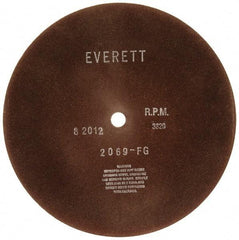 Everett - 16" Aluminum Oxide Cutoff Wheel - 5/32" Thick, 1" Arbor, Use with Gas Powered Saws - Americas Industrial Supply