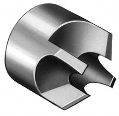 Made in USA - 3/8" Cutter Head Diam, 1/8" Pilot Hole Diam, Solid Carbide Reverse Countersink - Americas Industrial Supply