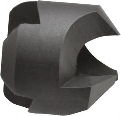 Made in USA - 1/2" Cutter Head Diam, 1/4" Pilot Hole Diam, High Speed Steel Reverse Countersink - Americas Industrial Supply