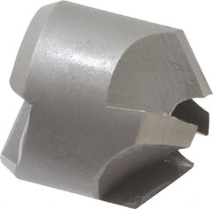 Made in USA - 4 Flutes, 5/8" Cutter Head Diam, 1/4" Pilot Hole Diam, High Speed Steel Reverse Countersink - Americas Industrial Supply