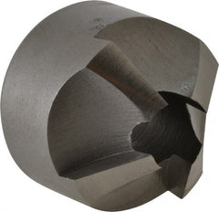 Made in USA - 4 Flutes, 11/16" Cutter Head Diam, 1/4" Pilot Hole Diam, High Speed Steel Reverse Countersink - Americas Industrial Supply
