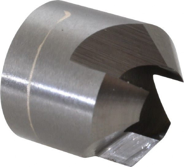 Made in USA - 1/2" Cutter Head Diam, 1/4" Pilot Hole Diam, Solid Carbide Reverse Countersink - Americas Industrial Supply