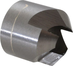 Made in USA - 1/2" Cutter Head Diam, 1/4" Pilot Hole Diam, Solid Carbide Reverse Countersink - Americas Industrial Supply