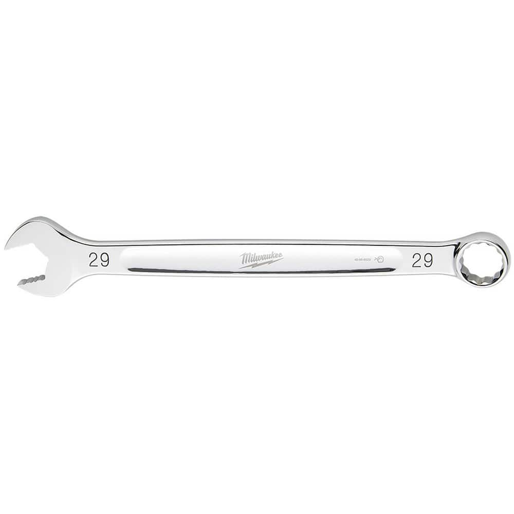 Combination Wrench: 29 mm Head Size Steel, Chrome-Plated