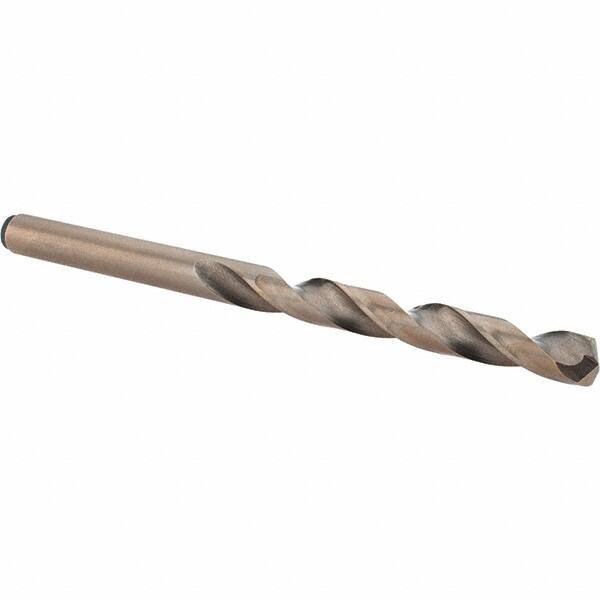 Chicago-Latrobe - 6.7mm 135° Cobalt Jobber Drill - Gold Finish Finish, Right Hand Cut, Spiral Flute, Straight Shank, 101mm OAL, Split Point - Americas Industrial Supply