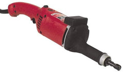 Milwaukee Tool - 1/4 Inch Collet, 14,500 RPM, Straight, Electric Die Grinder - 120 Volt, 11 Amp, 9 Ft. Long Cord - Americas Industrial Supply