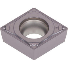 Turning Insert:  CCMT32.52PF NS9530,  Cermet Uncoated Finish,  Neutral,  0.3820″ Long,  3/8″ Inscribed Circle,  0.0310″ Corner Radius,  N/A Diamond,  Series  CCMT