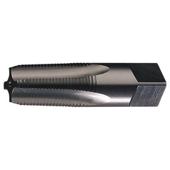‎1/4-18 NPTF 4 Flute HSS Medium Hook Taper Taper Pipe Tap- TiN - Exact Industrial Supply
