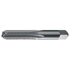 ‎1/4-20 UNC 4 Flute H3 HSS Standard Bottoming Chamfer General Purpose Hand Tap- Bright - Exact Industrial Supply