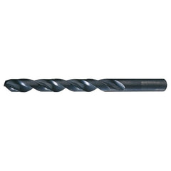 U RHS / RHC HSS 135 Degree Split Point Heavy Duty Jobber Length Drill - Steam Oxide - Exact Industrial Supply