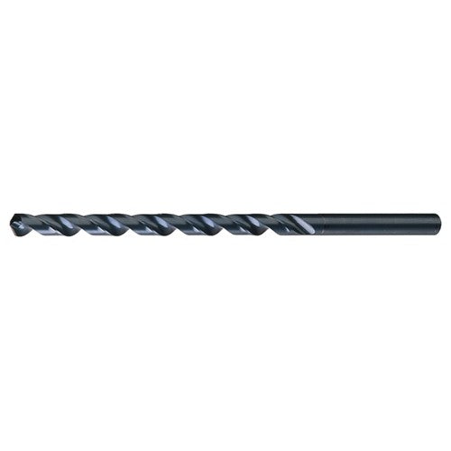 1/4-E RHS / RHC HSS 118 Degree Notched Point Extended Length Drill - Steam Oxide - Exact Industrial Supply
