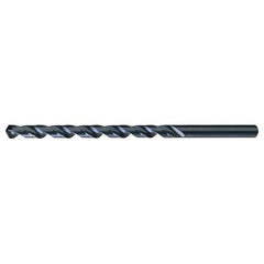 9/32″ RHS / RHC HSS 118 Degree Notched Point Extended Length Drill - Steam Oxide - Exact Industrial Supply