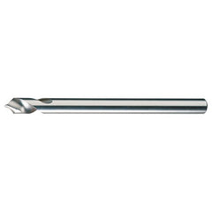 1/2″ × 6″ OAL 120 Degree HSS Radial NC Spotting Drills Bright - Exact Industrial Supply