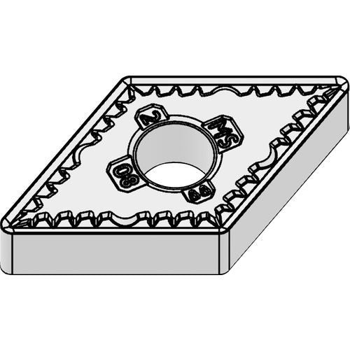 DNMG332MS WU10HT NEGATIVE STYLE, PIN LOCK INSERT - Americas Industrial Supply