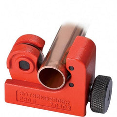 Rothenberger - 1/4" to 7/8" Pipe Capacity, Tube Cutter - Cuts Copper, 2-1/4" OAL - Americas Industrial Supply