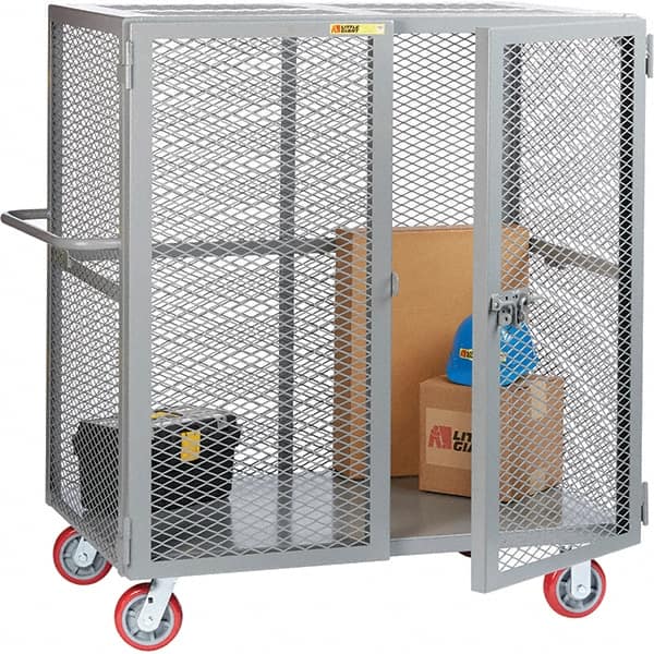 Little Giant - Lockers Type: Heavy Duty Mesh Security Cabinet Number of Tiers: 1 - Americas Industrial Supply