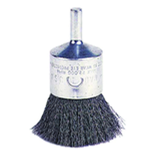 1″ Crimped Wire End Brush, .020″ Steel Fill, Retail Pack - Americas Industrial Supply