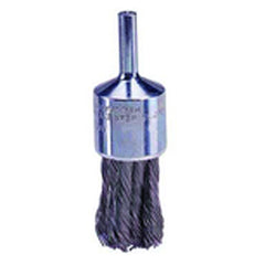 3/4″ Knot Wire End Brush, .014″ Steel Fill, Retail Pack - Americas Industrial Supply