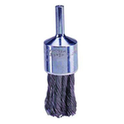 3/4″ Knot Wire End Brush, .020″ Steel Fill, Retail Pack - Americas Industrial Supply