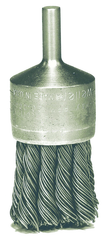 1-1/8'' Diameter - Knot Type Stainless End Brush - Americas Industrial Supply