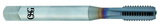 1-8 Dia. - H3 - 5 FL - VC10- TiCN - Bottoming - Straight Flute Tap - Americas Industrial Supply