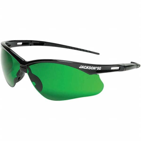 Jackson Safety - Safety Glasses Type: Welding Lens Color Family: Green - Americas Industrial Supply