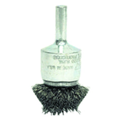 1″ Diameter - Steel Wire Flared End Brush - Americas Industrial Supply