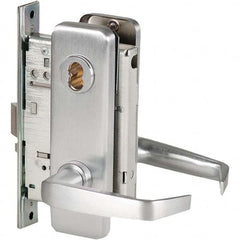 Best - Office Lever Lockset for 1-3/4" Thick Doors - Americas Industrial Supply