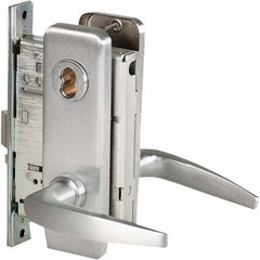Best - Office Lever Lockset for 1-3/4" Thick Doors - Americas Industrial Supply