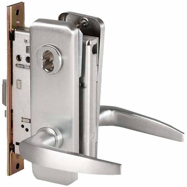 Best - Office Lever Lockset for 1-3/4" Thick Doors - Americas Industrial Supply